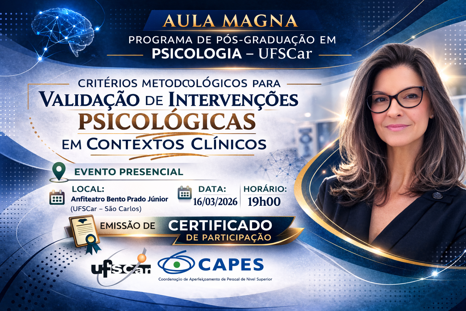 PPGPsi convida para Aula Magna 2026